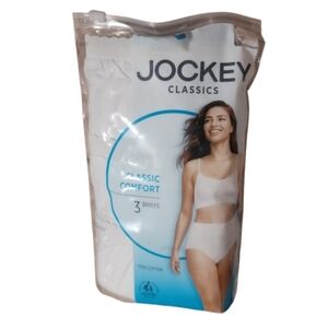 Jockey Classics White Briefsclassic comfort